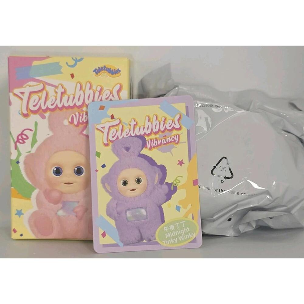 Pop Mart Teletubbies Vibrancy Series Figure - Midnight Tinky Winky Open Box